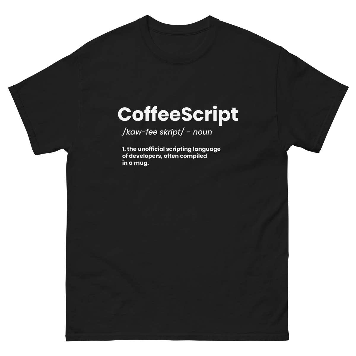 Coffee Script Unisex