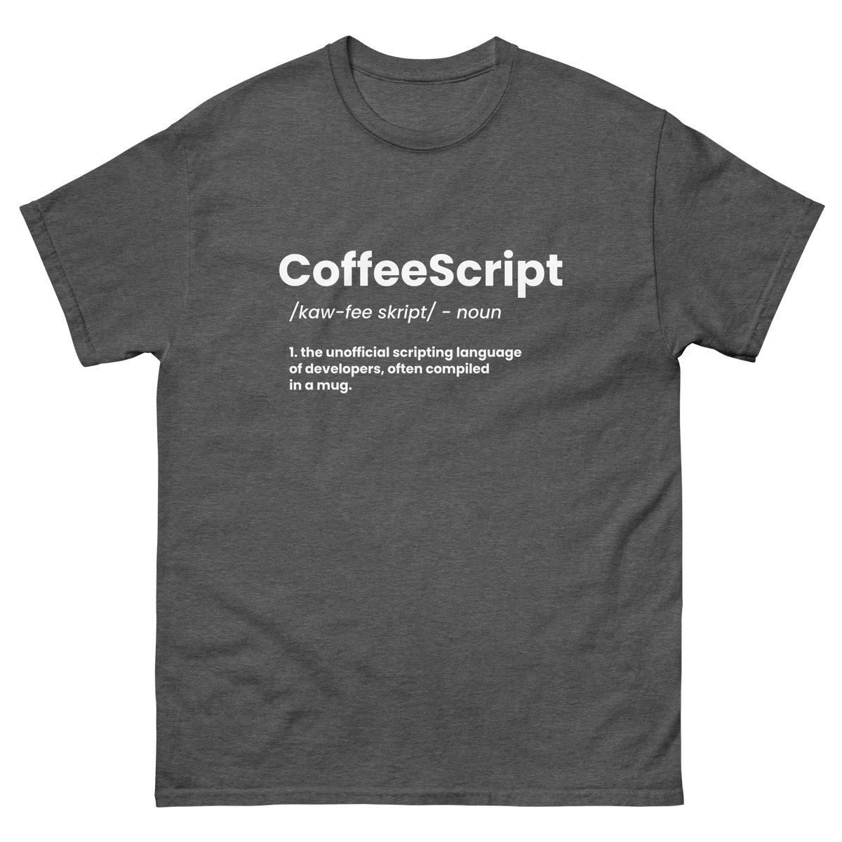 Coffee Script Unisex